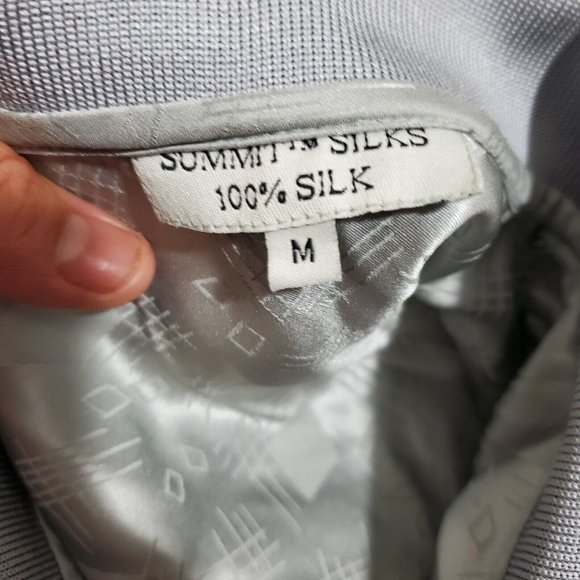 Vintage Summit Silk Short Sleeve Shirt Size M - Picture 4 of 6